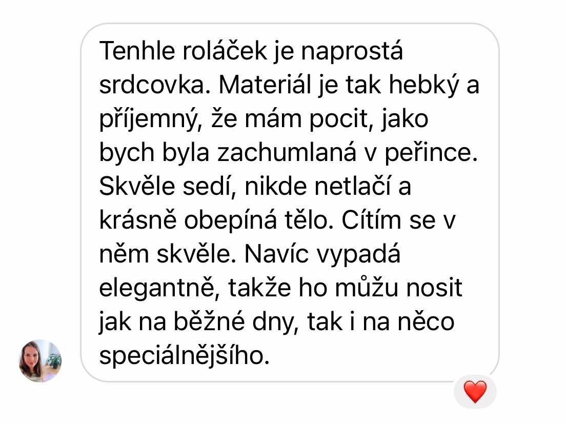 Prodloužený rolák Smaragd tallyou.cz